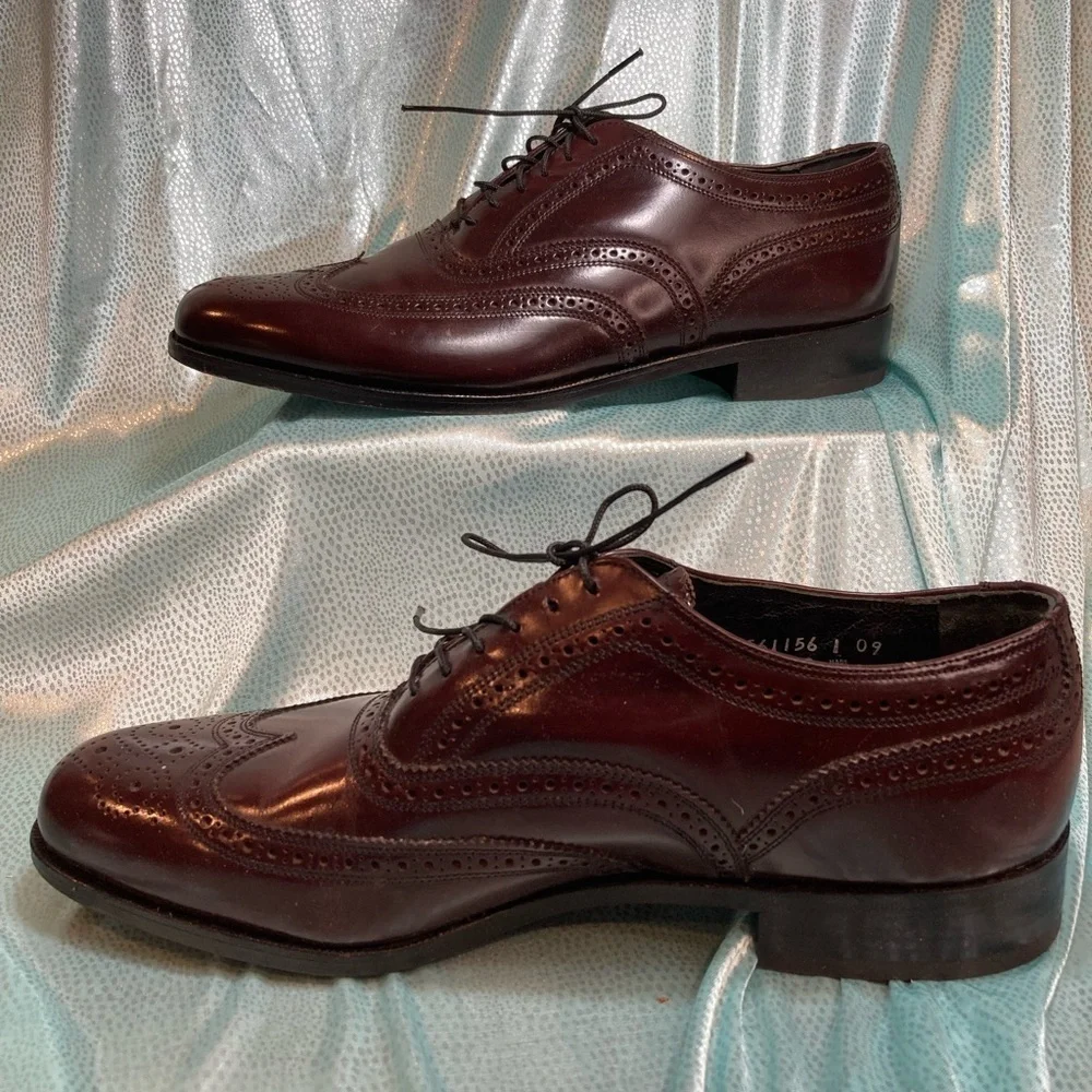 Florsheim maroon wingtip